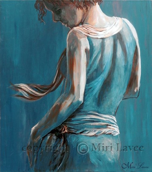 ציור מקורי, ציור של אישה רוקדת