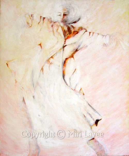 ציור אישה רוקדת